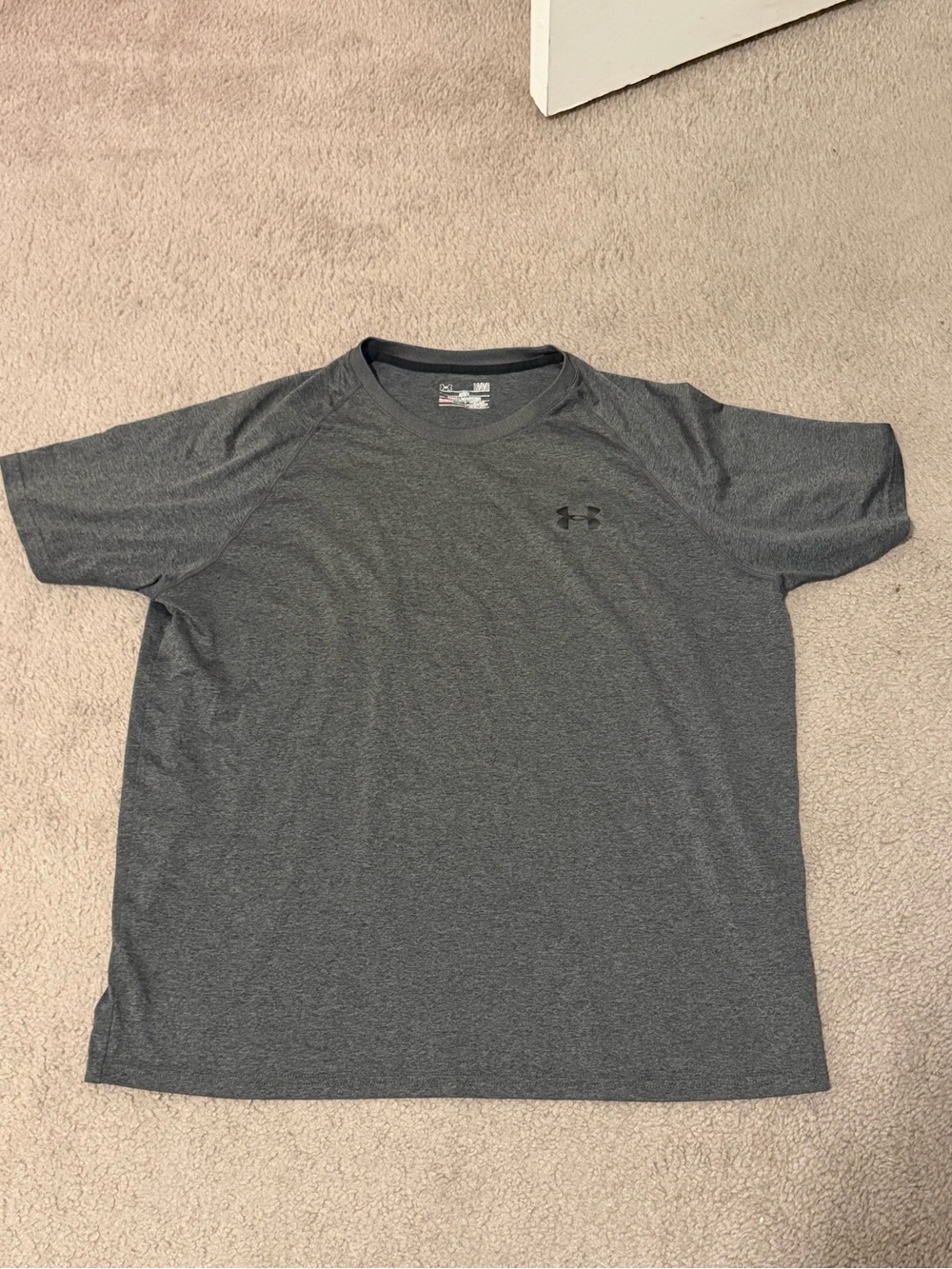 LG Men's Gray Short Sleeve Athletic Tee